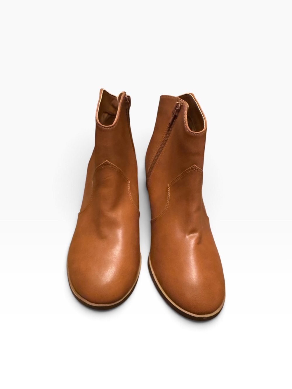 BP Nordstrom Women’s Tan Leather Ankle Boots 6M